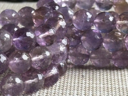 Bolivia Ametrine Faceted Bracelet A Grade 100% Natural Crystal Gemstone - JING WEN CRYSTAL