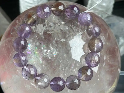 Bolivia Ametrine Faceted Bracelet A Grade 100% Natural Crystal Gemstone - JING WEN CRYSTAL