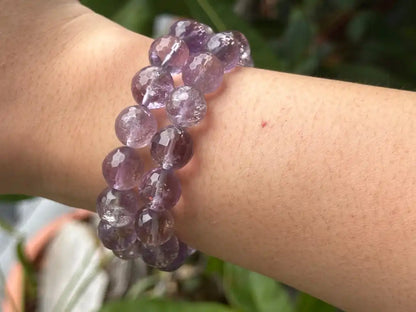 Bolivia Ametrine Faceted Bracelet A Grade 100% Natural Crystal Gemstone - JING WEN CRYSTAL