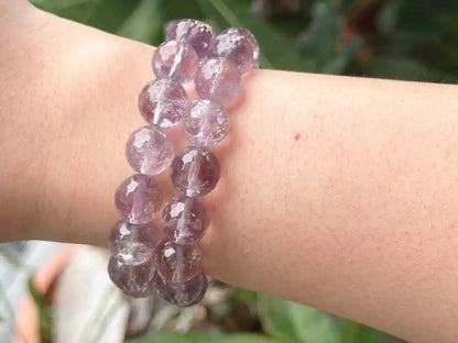 Bolivia Ametrine Faceted Bracelet A Grade 100% Natural Crystal Gemstone - JING WEN CRYSTAL