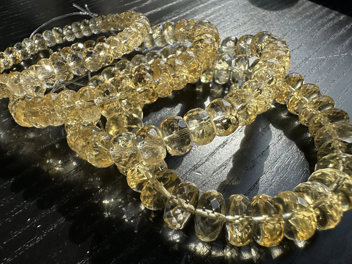 Madagascar Yellow Citrine Faceted Bracelet A Grade 100% Natural Crystal Gemstone for Wealth