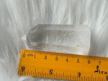 Brazil Clear Quartz Tower Point / Flame 100% Natural Crystal Gemstone - JING WEN CRYSTAL