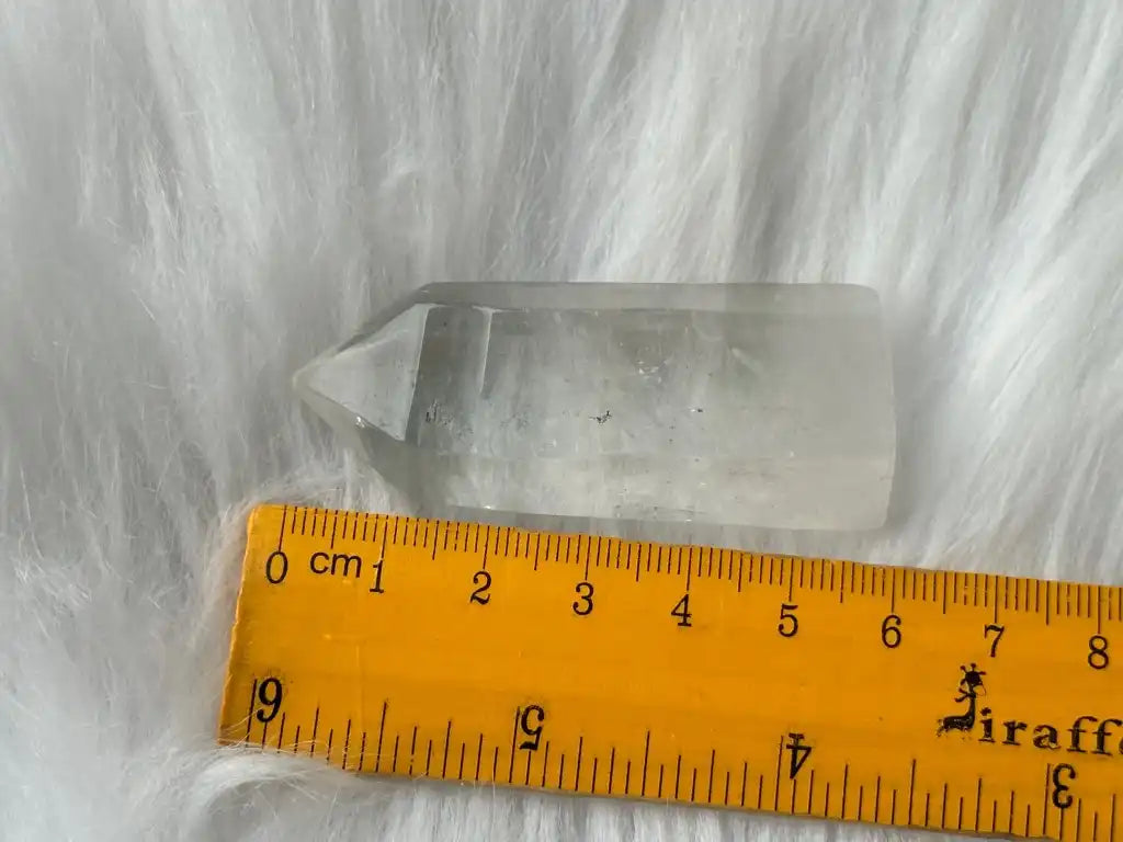 Brazil Clear Quartz Tower Point / Flame 100% Natural Crystal Gemstone - JING WEN CRYSTAL