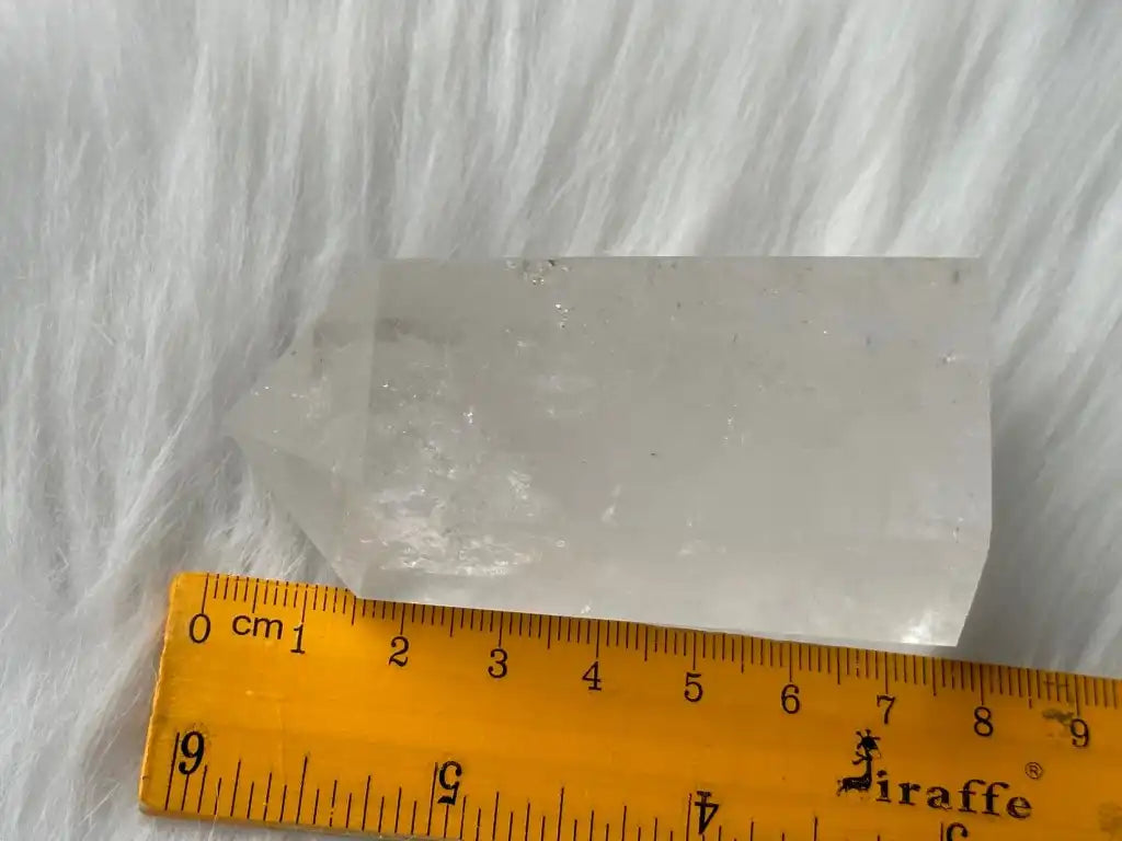 Brazil Clear Quartz Tower Point / Flame 100% Natural Crystal Gemstone - JING WEN CRYSTAL