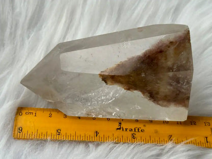 Brazil Clear Quartz Tower Point / Flame 100% Natural Crystal Gemstone - JING WEN CRYSTAL