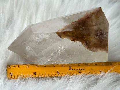 Brazil Clear Quartz Tower Point / Flame 100% Natural Crystal Gemstone - JING WEN CRYSTAL