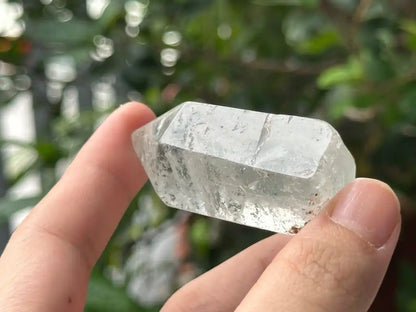 Brazil Clear Quartz Tower Point / Flame 100% Natural Crystal Gemstone - JING WEN CRYSTAL