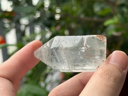 Brazil Clear Quartz Tower Point / Flame 100% Natural Crystal Gemstone - JING WEN CRYSTAL