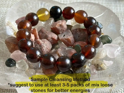 Mix Loose Crystals Stones for Basic Energizing, Purifying and Cleansing. - JING WEN CRYSTAL