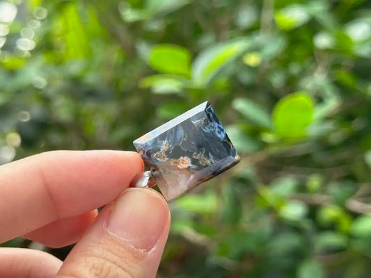 Africa Blue Pietersite Pendant High A Grade 100% Natural Crystal Gemstone - JING WEN CRYSTAL