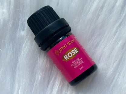 Organic Rose Oil 5ml for Calming, Stress Relieve, Anti Aging and Comforting - JING WEN CRYSTAL