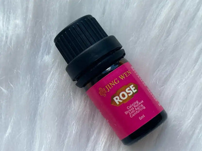 Organic Rose Oil 5ml for Calming, Stress Relieve, Anti Aging and Comforting - JING WEN CRYSTAL