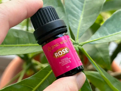 Organic Rose Oil 5ml for Calming, Stress Relieve, Anti Aging and Comforting - JING WEN CRYSTAL