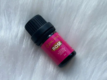 Organic Rose Oil 5ml for Calming, Stress Relieve, Anti Aging and Comforting - JING WEN CRYSTAL