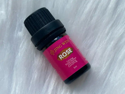 Organic Rose Oil 5ml for Calming, Stress Relieve, Anti Aging and Comforting - JING WEN CRYSTAL