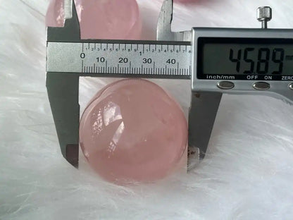 Madagascar Rose Quartz in Star Quartz Sphere Ball 100% Natural Crystal Gemstone - JING WEN CRYSTAL