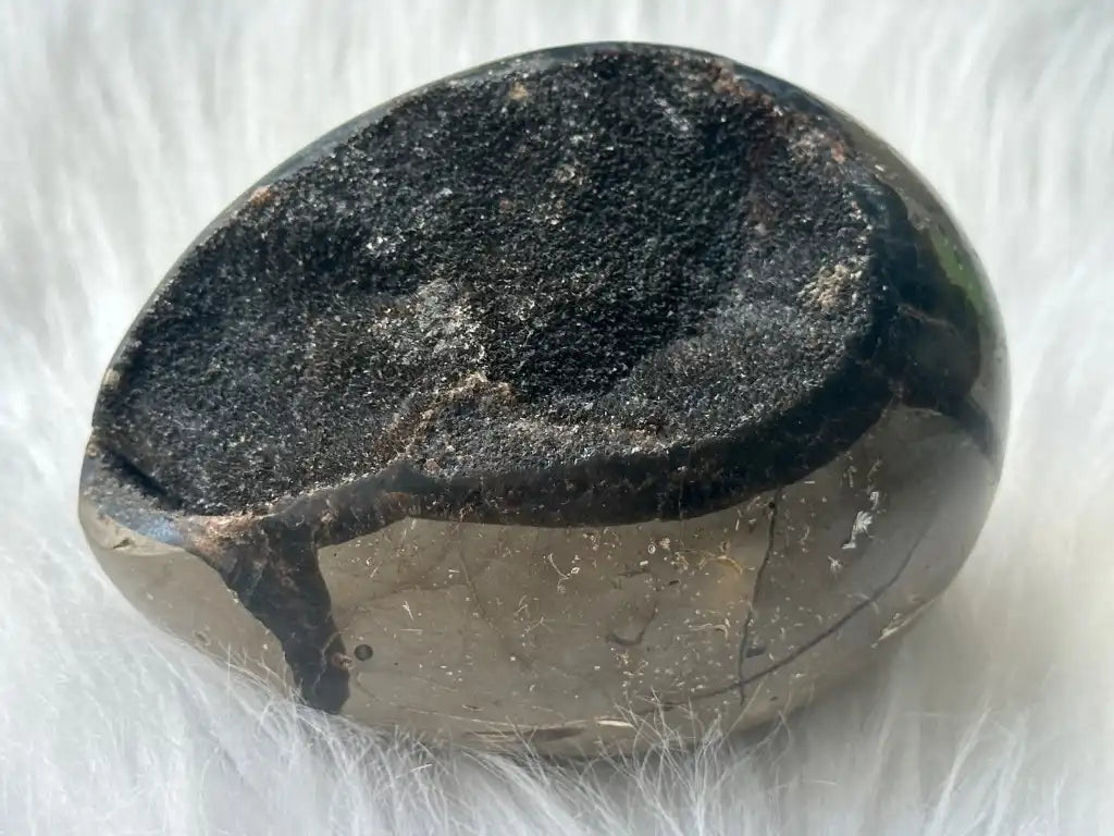 USA Septarian Raw Egg Shape 100% Natural Crystal Gemstone - JING WEN CRYSTAL