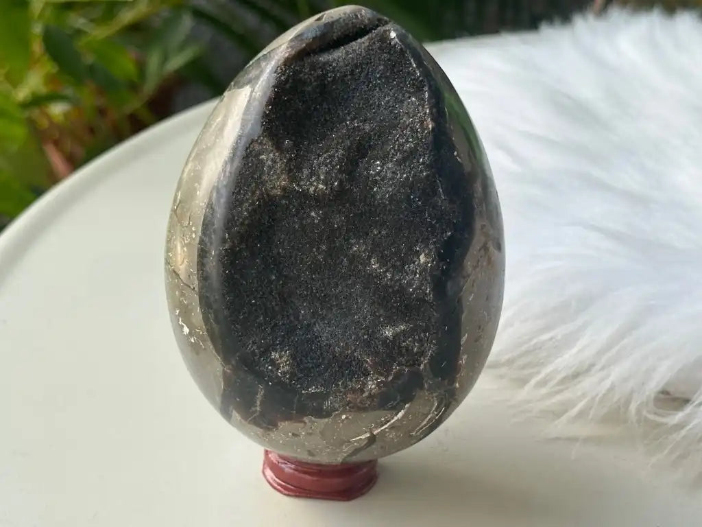 USA Septarian Raw Egg Shape 100% Natural Crystal Gemstone - JING WEN CRYSTAL