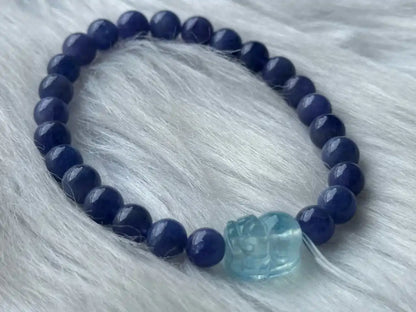 Tanzania Tanzanite Bracelet A Grade 100% Natural Crystal Gemstone - JING WEN CRYSTAL