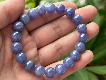 Tanzania Tanzanite Bracelet A Grade 100% Natural Crystal Gemstone - JING WEN CRYSTAL