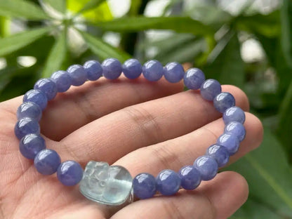 Tanzania Tanzanite Bracelet A Grade 100% Natural Crystal Gemstone - JING WEN CRYSTAL