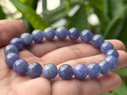 Tanzania Tanzanite Bracelet A Grade 100% Natural Crystal Gemstone - JING WEN CRYSTAL