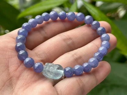 Tanzania Tanzanite Bracelet A Grade 100% Natural Crystal Gemstone - JING WEN CRYSTAL