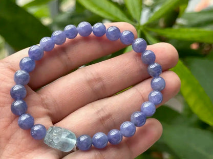 Tanzania Tanzanite Bracelet A Grade 100% Natural Crystal Gemstone - JING WEN CRYSTAL