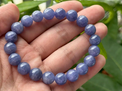 Tanzania Tanzanite Bracelet A Grade 100% Natural Crystal Gemstone - JING WEN CRYSTAL