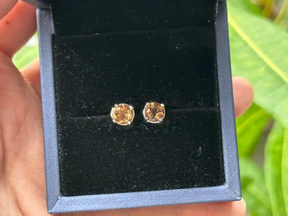 İlbir Anatolian Mountains Zultanite Rare Mineral Earring A Grade in Silver 925 100% Natural Crystal Gemstone - JING WEN CRYSTAL