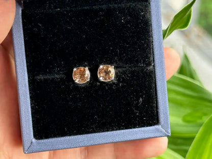 İlbir Anatolian Mountains Zultanite Rare Mineral Earring A Grade in Silver 925 100% Natural Crystal Gemstone - JING WEN CRYSTAL