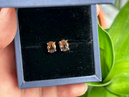 İlbir Anatolian Mountains Zultanite Rare Mineral Earring A Grade in Silver 925 100% Natural Crystal Gemstone - JING WEN CRYSTAL