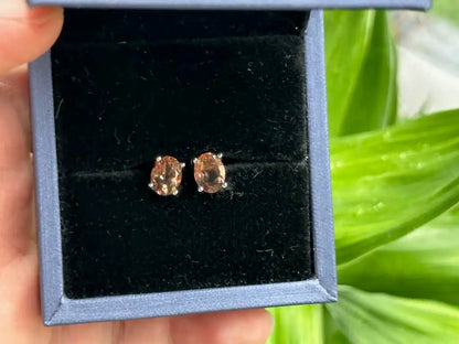 İlbir Anatolian Mountains Zultanite Rare Mineral Earring A Grade in Silver 925 100% Natural Crystal Gemstone - JING WEN CRYSTAL