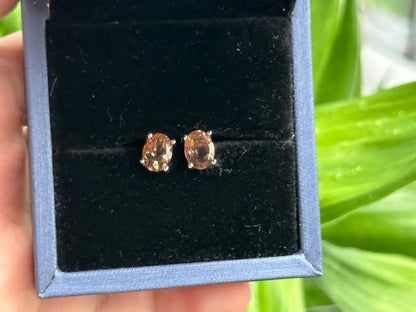 İlbir Anatolian Mountains Zultanite Rare Mineral Earring A Grade in Silver 925 100% Natural Crystal Gemstone - JING WEN CRYSTAL