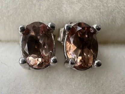 İlbir Anatolian Mountains Zultanite Rare Mineral Earring A Grade in Silver 925 100% Natural Crystal Gemstone - JING WEN CRYSTAL