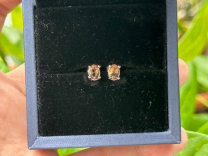 İlbir Anatolian Mountains Zultanite Rare Mineral Earring A Grade in Silver 925 100% Natural Crystal Gemstone - JING WEN CRYSTAL