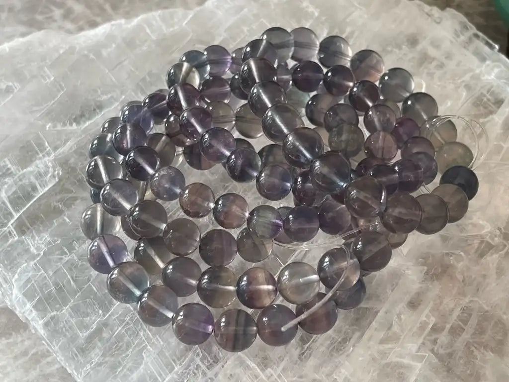 Argentina Fluorite Bracelet A Grade 100% Natural Crystal Gemstone - JING WEN CRYSTAL