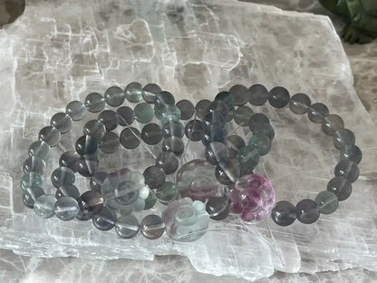 Argentina Fluorite Bracelet A Grade 100% Natural Crystal Gemstone - JING WEN CRYSTAL