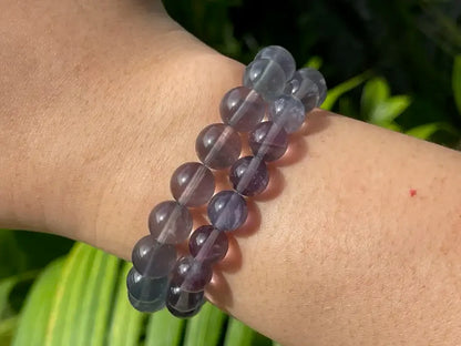 Argentina Fluorite Bracelet A Grade 100% Natural Crystal Gemstone - JING WEN CRYSTAL