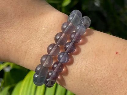 Argentina Fluorite Bracelet A Grade 100% Natural Crystal Gemstone - JING WEN CRYSTAL