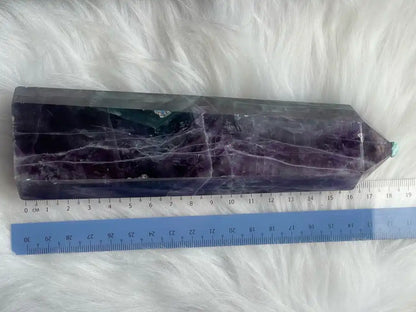 Argentina Fluorite Tower A Grade 100% Natural Crystal Gemstone - JING WEN CRYSTAL