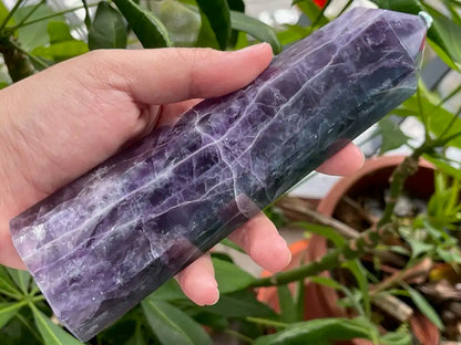 Argentina Fluorite Tower A Grade 100% Natural Crystal Gemstone - JING WEN CRYSTAL