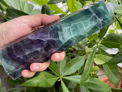 Argentina Fluorite Tower A Grade 100% Natural Crystal Gemstone - JING WEN CRYSTAL