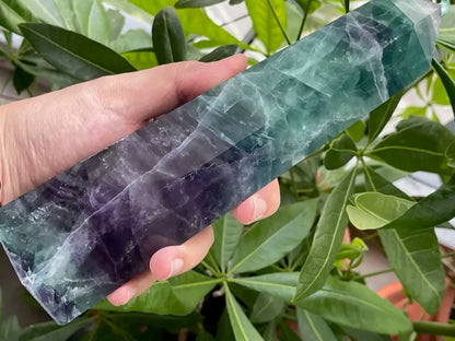 Argentina Fluorite Tower A Grade 100% Natural Crystal Gemstone - JING WEN CRYSTAL