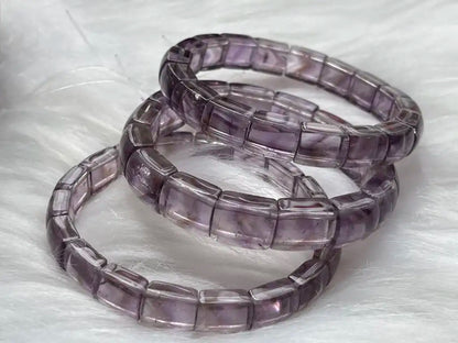 Brazil Amethyst Bangle A Grade 100% Natural Crystal Gemstone - JING WEN CRYSTAL