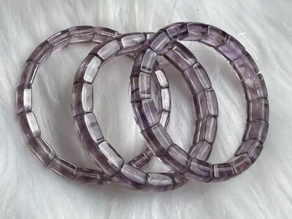 Brazil Amethyst Bangle A Grade 100% Natural Crystal Gemstone - JING WEN CRYSTAL