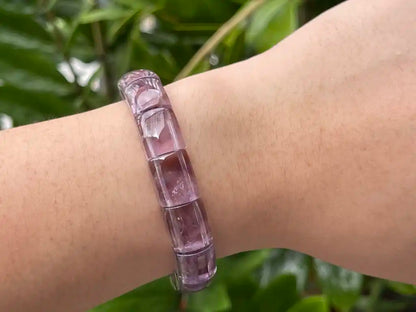 Brazil Amethyst Bangle A Grade 100% Natural Crystal Gemstone - JING WEN CRYSTAL