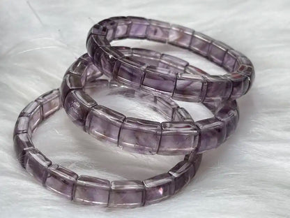 Brazil Amethyst Bangle A Grade 100% Natural Crystal Gemstone - JING WEN CRYSTAL