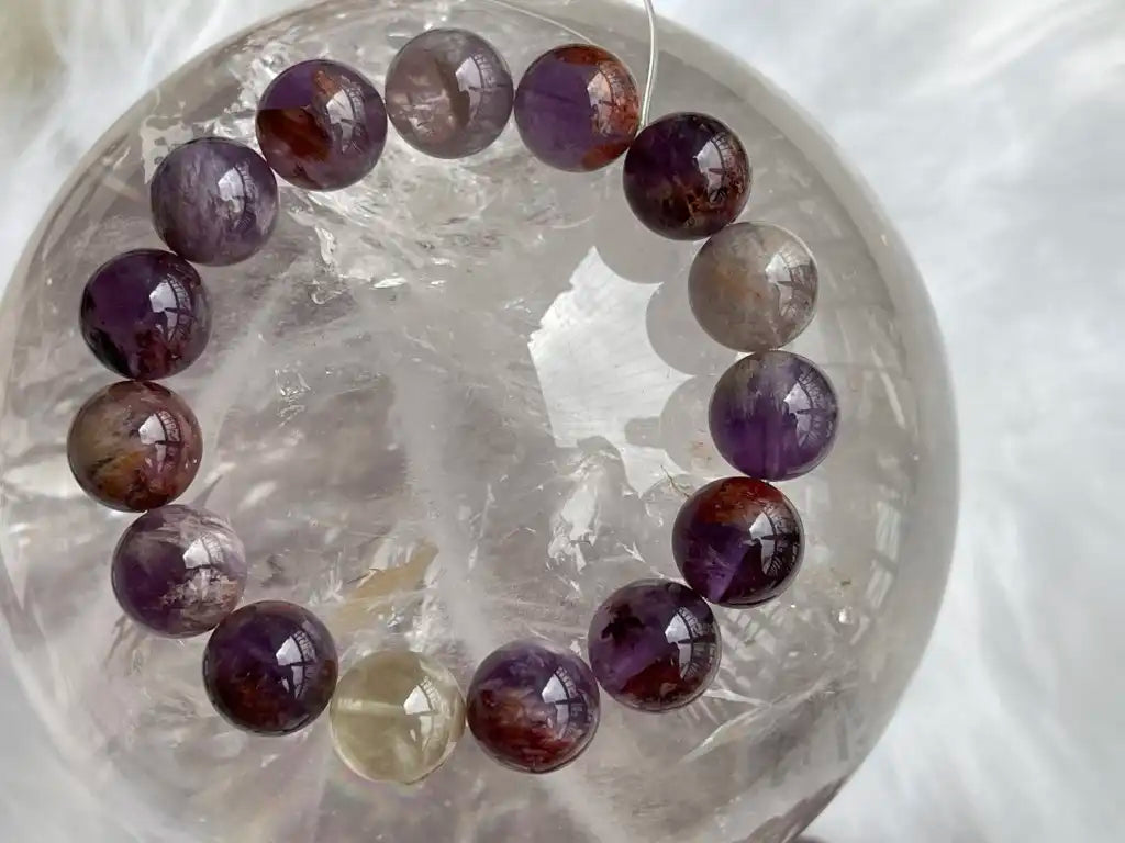 New Broken Jade Burst Crystal Bracelet Cracked Bead Small - Temu