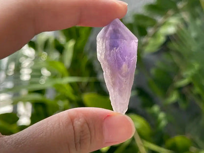 Brazil Amethyst Raw Pointer 100% Natural Crystal Gemstone - JING WEN CRYSTAL